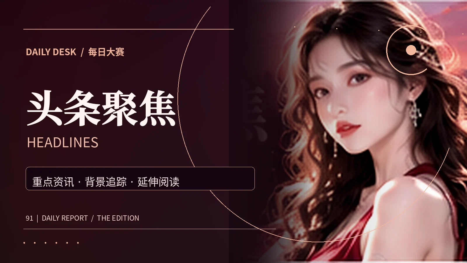 头条聚焦资讯主题视觉